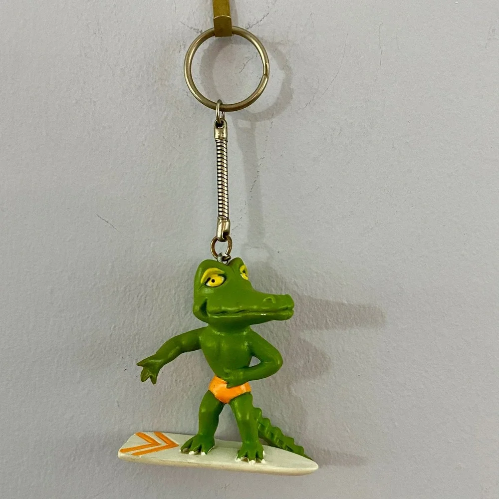 Vintage 1982 Florida Gators Surfer Roberta Hyman PVC Keychain Figure NCAA